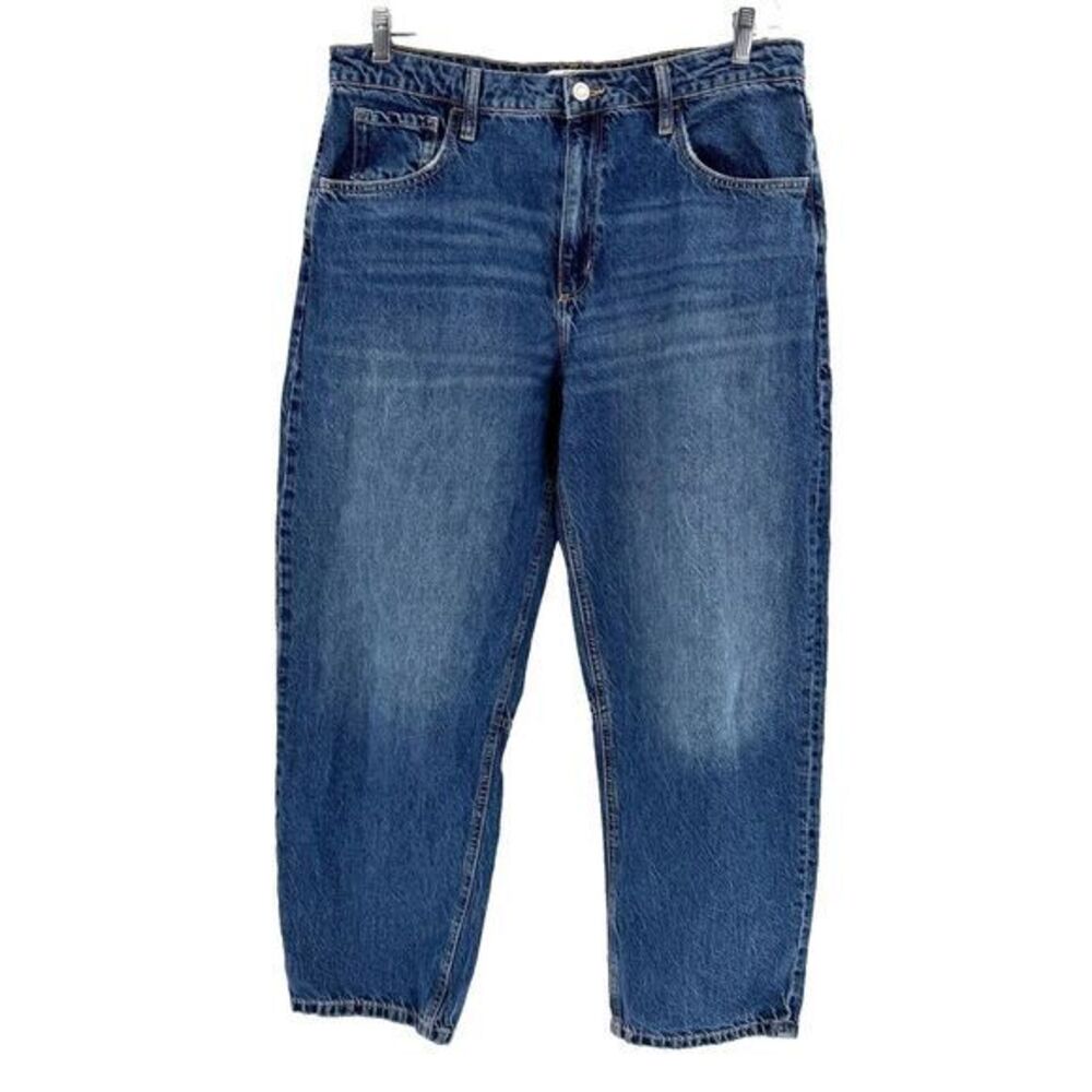 Mango High Rise Balloon Jeans